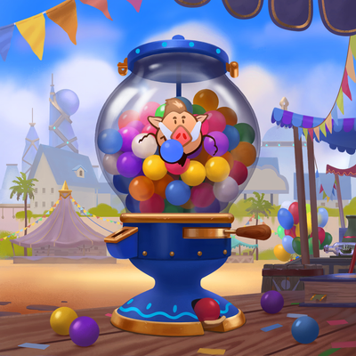 口香糖球贩售机