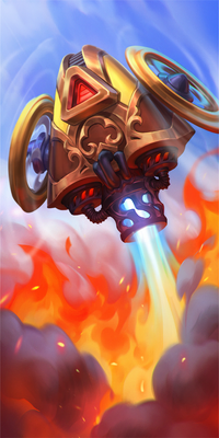 火焰喷气无人机